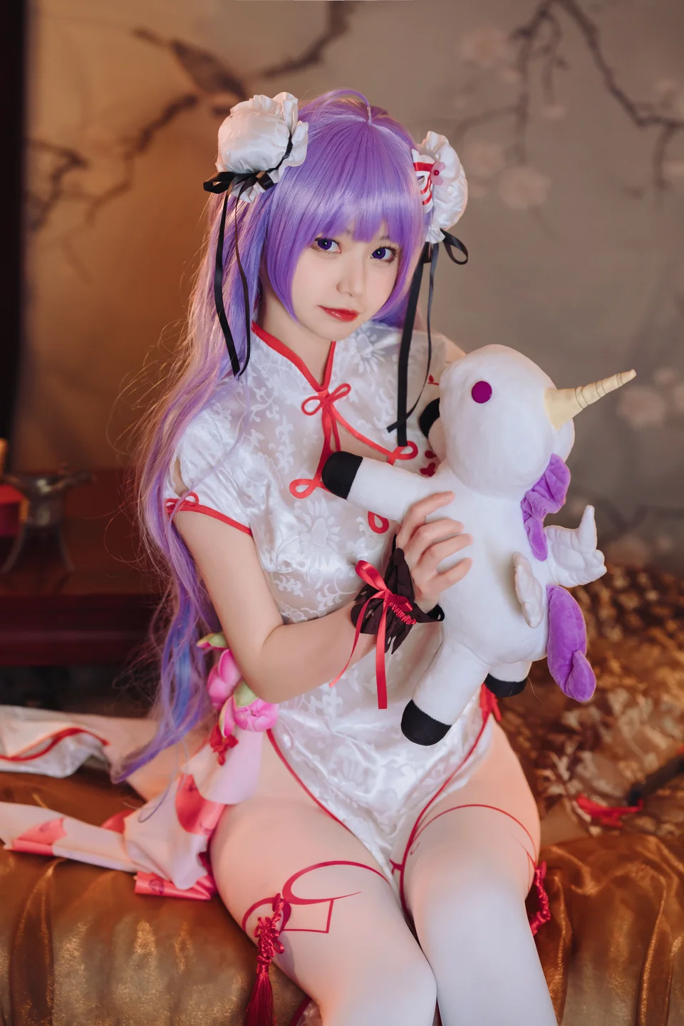 猫大人 - 碧蓝航线 独角兽 旗袍 [22P-348MB] tg@simisebaisi 【丝足阁】006.webp